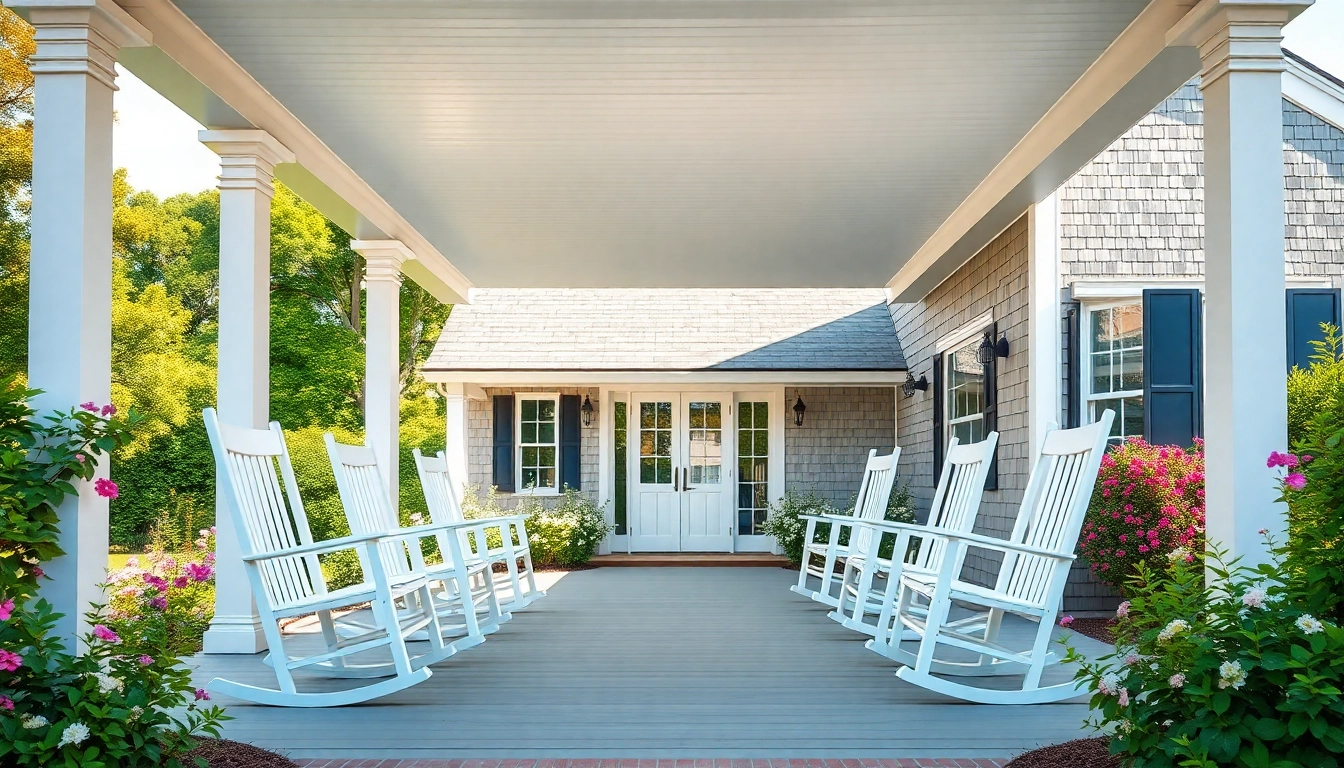 Beautiful Cape Cod homes with a welcoming porch and vibrant gardens, showcasing architectural charm.