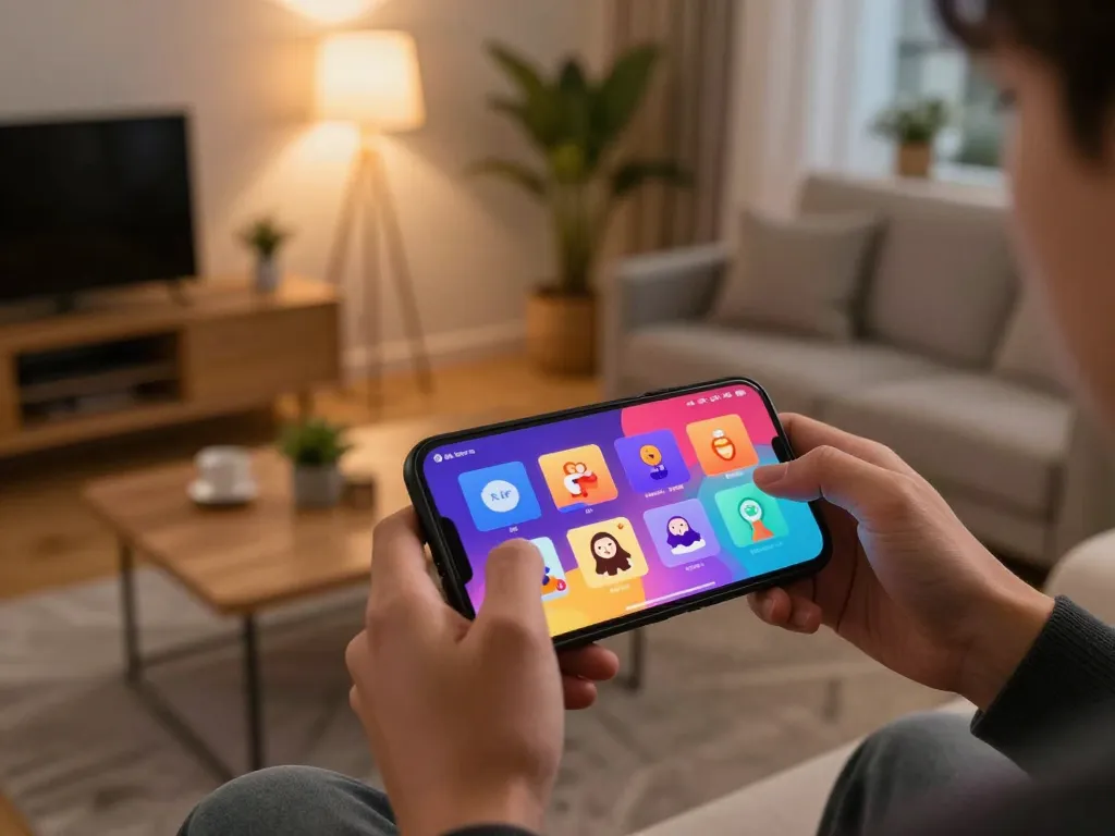 Engaging mobile gaming experience with Rikvip app displayed on smartphone