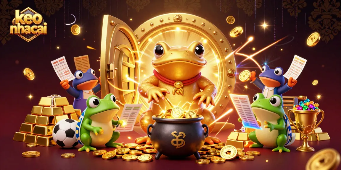 Engage in keo nha cai with a vibrant illustration of an alchemist transforming base metals into gold.
