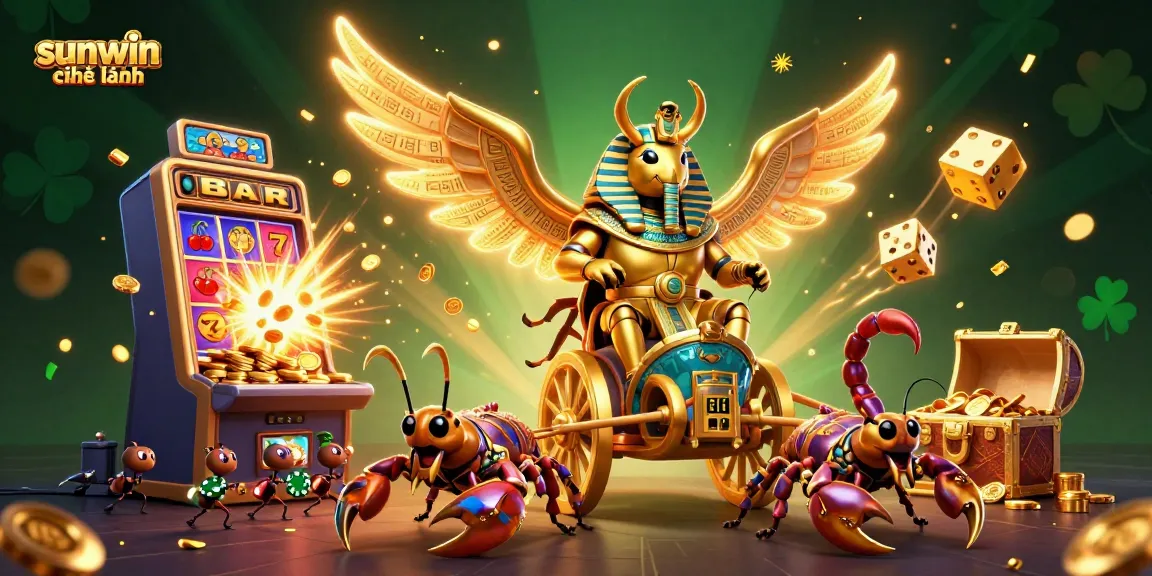 Experience the thrill of sunwin chính hãng with an epic jackpot explosion in this vibrant casino scene.
