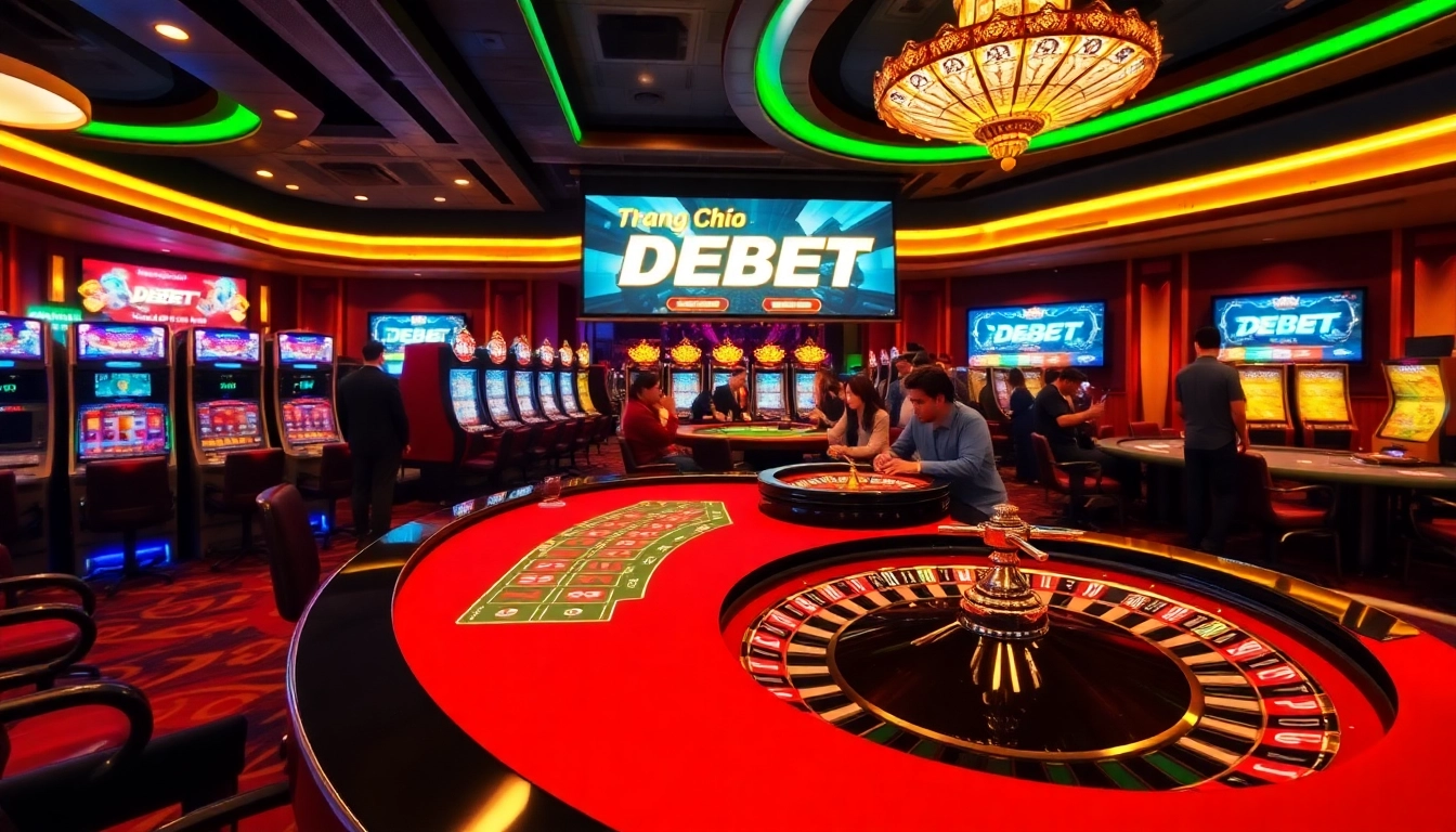 Experience thrilling games and exciting promotions at Trang Chủ DEBET casino.