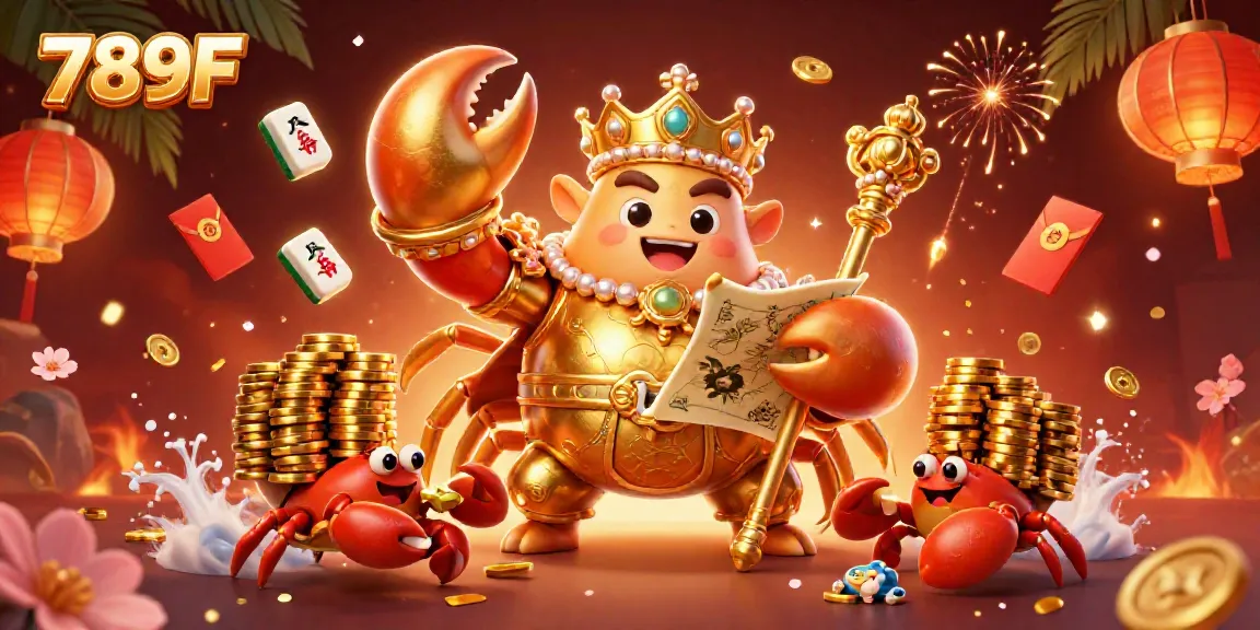 Engage in the exciting world of 789F with a lavish 3D casino scene filled with treasures.