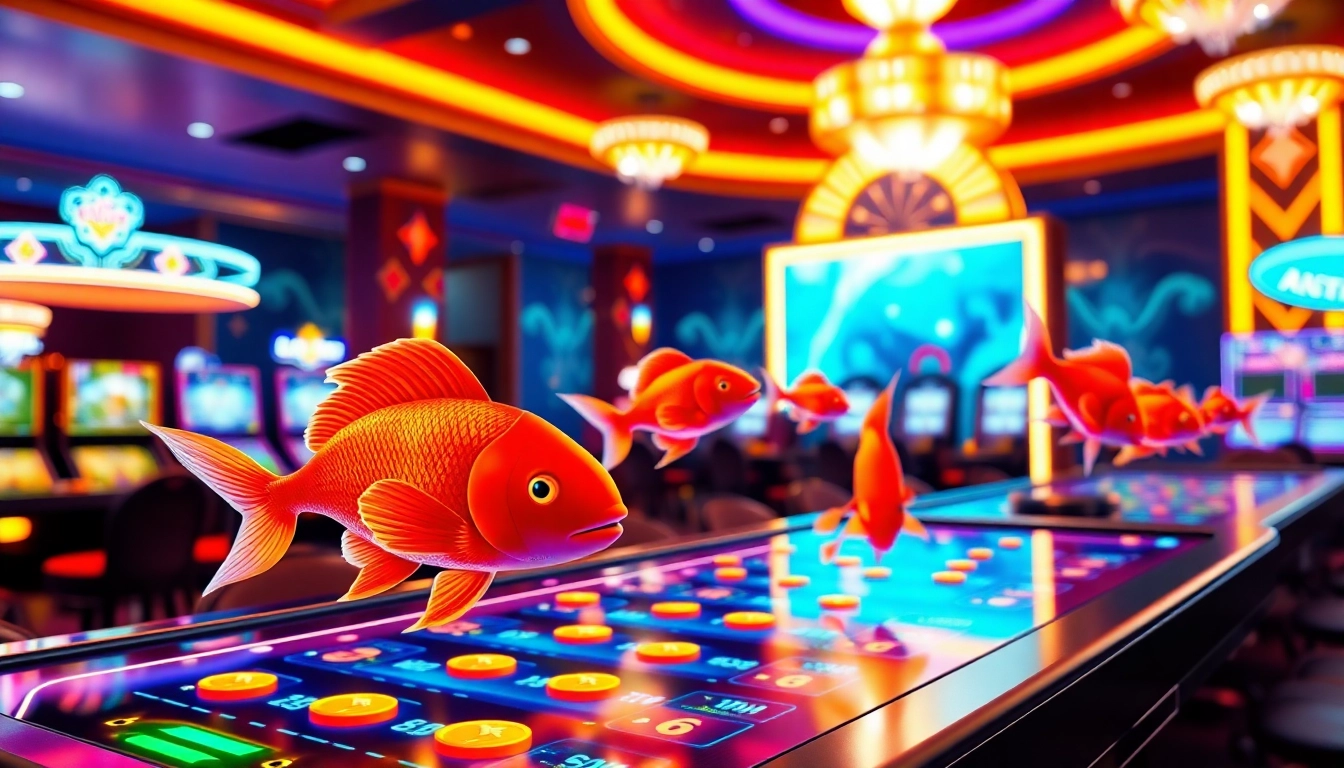 Engaging bắn cá đổi thưởng gaming experience with vibrant graphics and thrilling visuals.