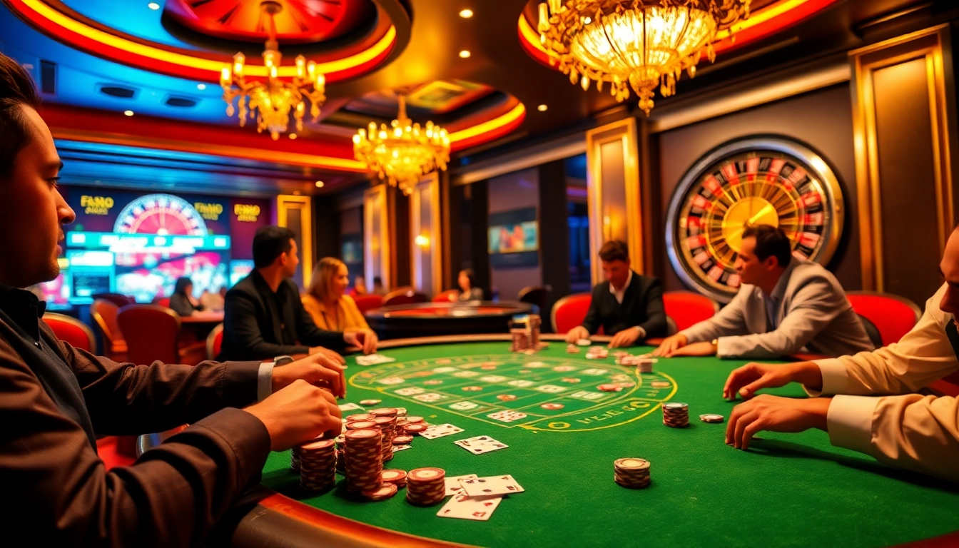 Experience the thrill of gambling at https://qq88pro.vip/ with an exciting casino scene featuring poker action.