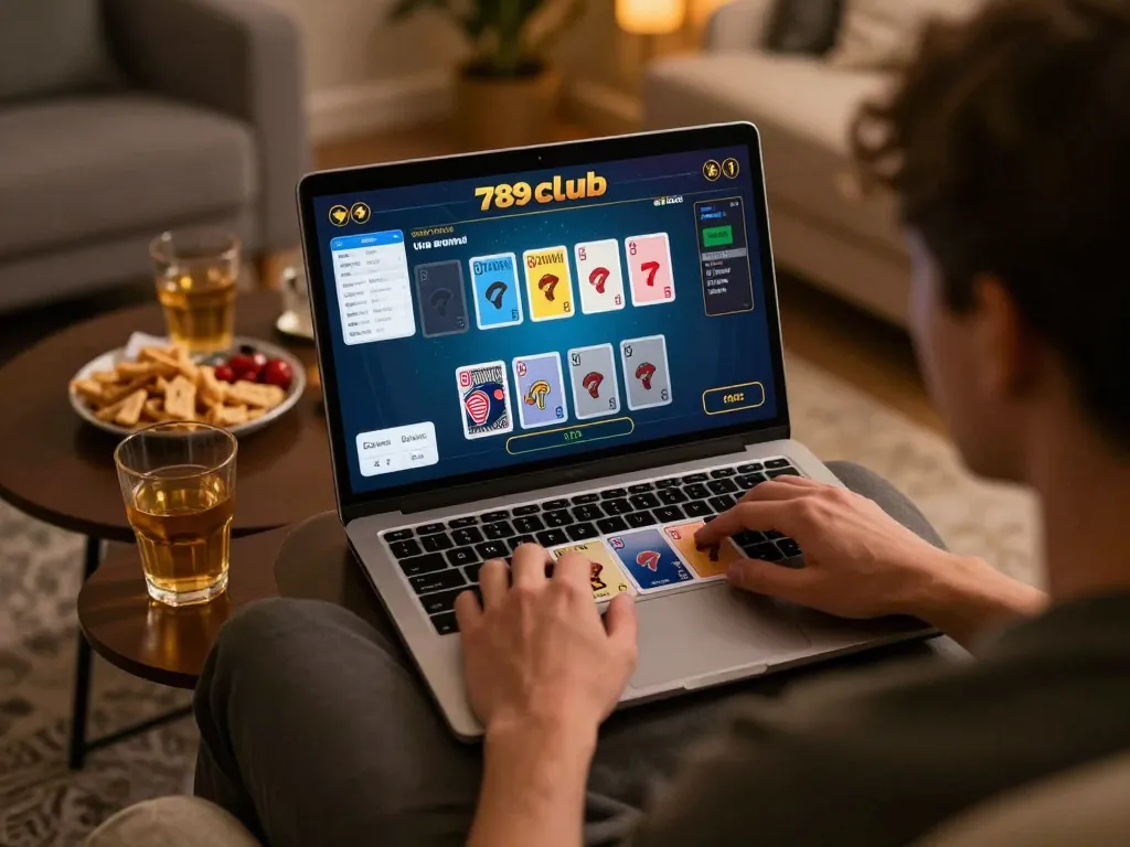 Experience thrilling gameplay at 789club with players engaged in an exciting blackjack session